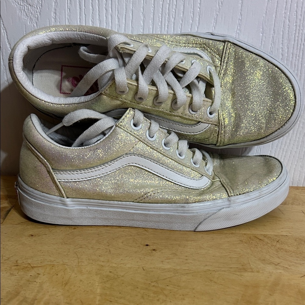 Women’s  old skool (uv Glitter) gold